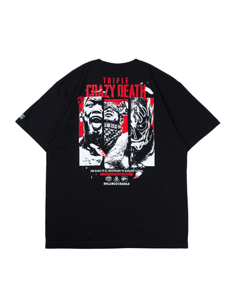 CRAZY FEST】TRIPLE CRAZY DEATH TEE / BLACK - WEB STORE（通販