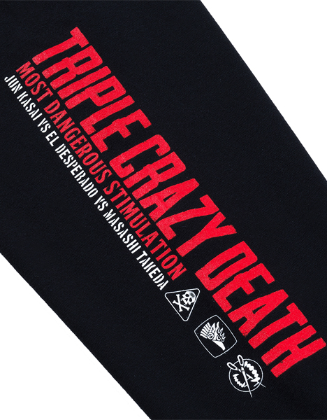 CRAZY FEST】TRIPLE CRAZY DEATH LONG SLEEVE / BLACK - WEB STORE