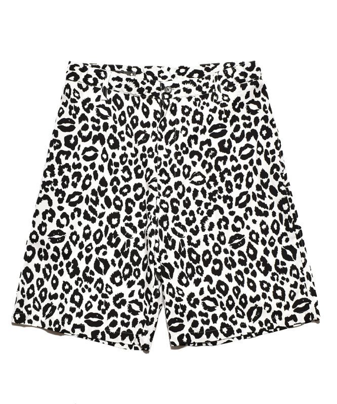 MINEDENIM Lips Leopard Print Easy Shorts 2405-7003 公式通販