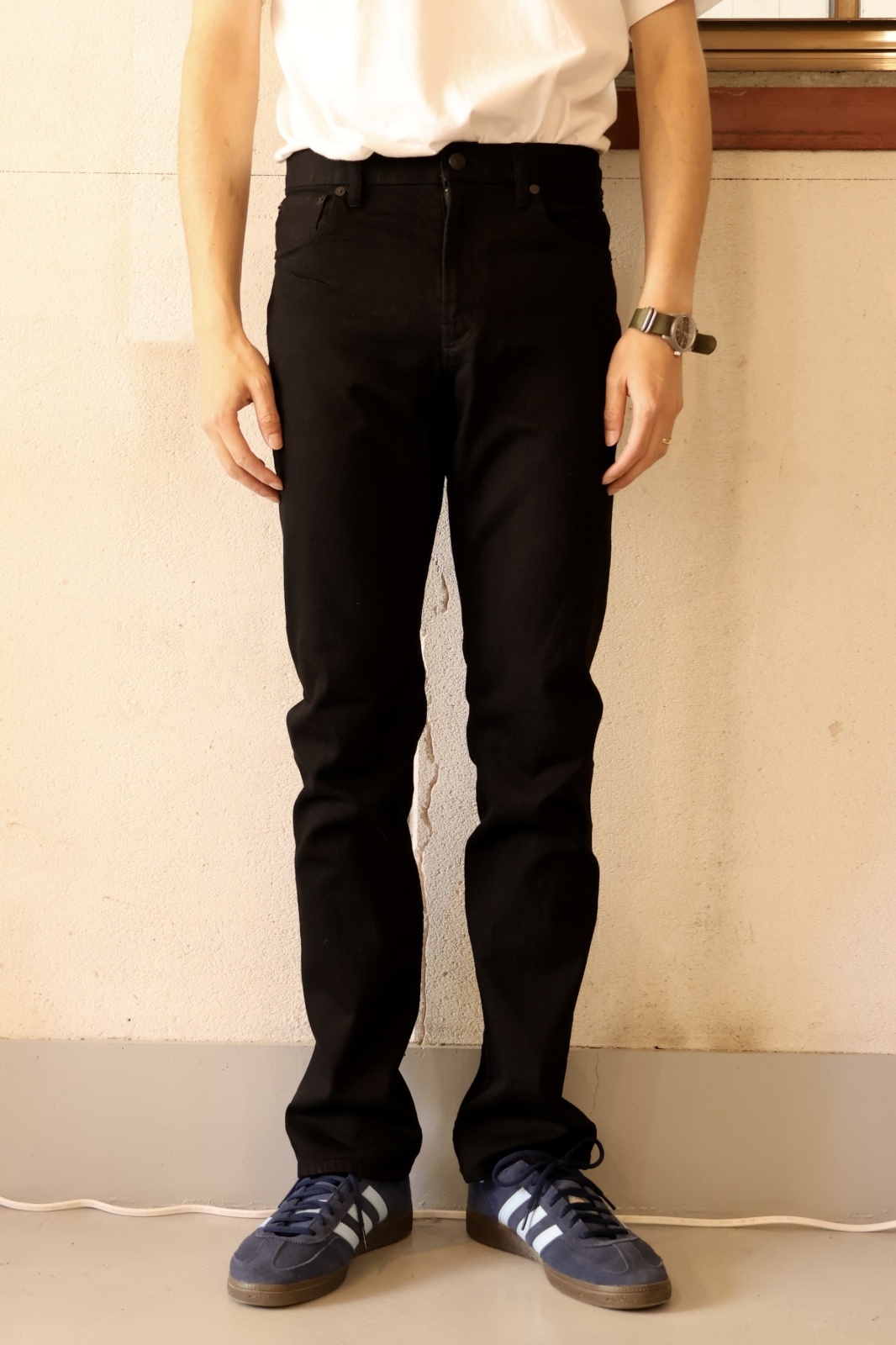 MINEDENIM S.Slim Flare STR 5pocket OWS FPKH112BL 公式通販