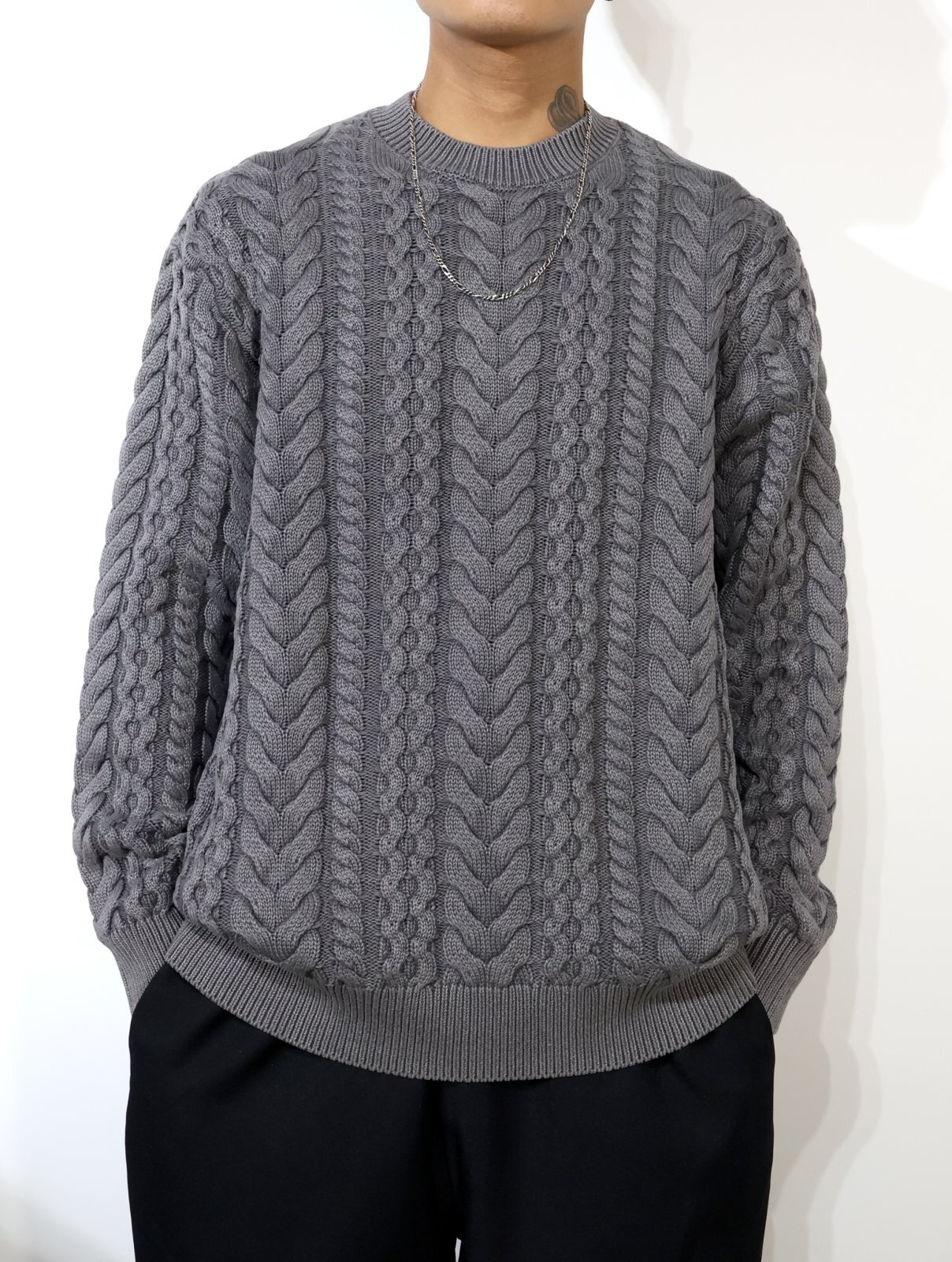 nonnative MARINER PULLOVER ARAN SWEATER COTTON YARN NN-K4704 公式通販