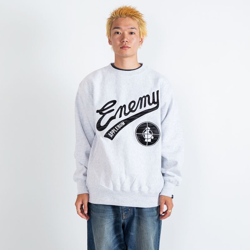 APPLEBUM “Enemy” Crew Sweat (Ash) PE2320401 公式通販