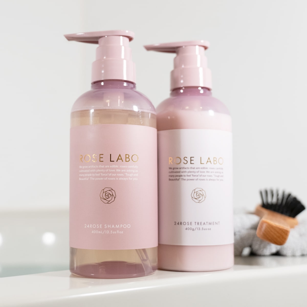 24ROSE®ローズシャンプー&トリートメント | ノンシリコン&アミノ酸で