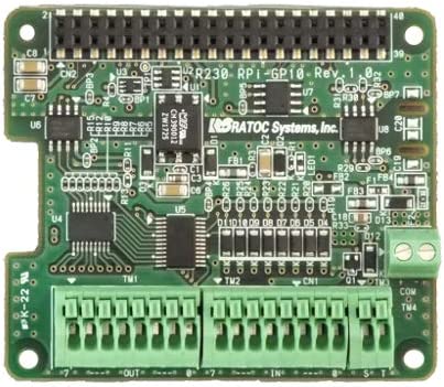 Raspberry-Pi I2C絶縁型 デジタル入出力ボード（端子台モデル） RPi