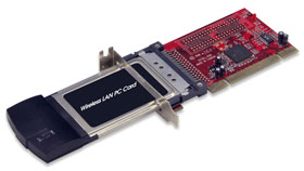 Low Profile PCI専用 1スロット CardBus PCカード アダプタ REX-CBS43