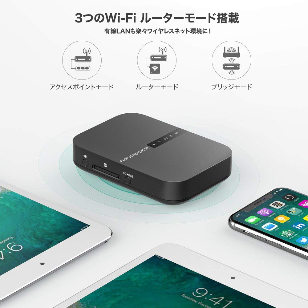 FileHub RP-WD009（販売終了） RP-WD009 | RAVPower Japan RAVPower