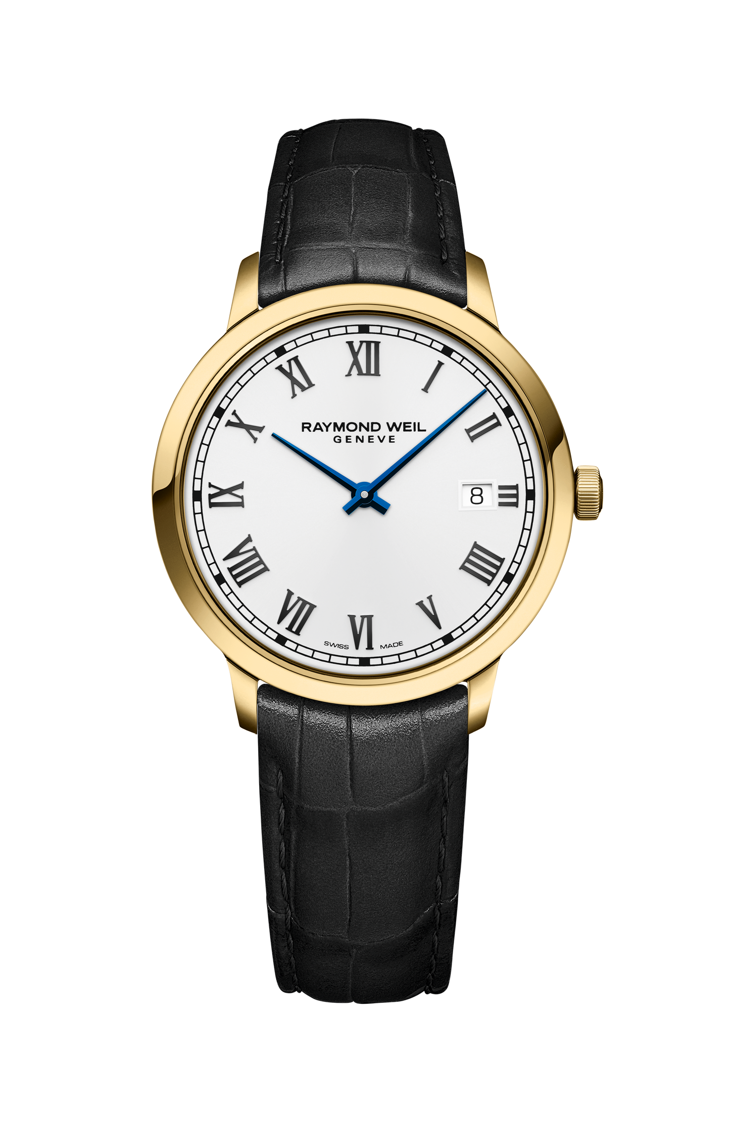 Classic Gold PVD Leather Quartz Watch - Toccata | RAYMOND WEIL