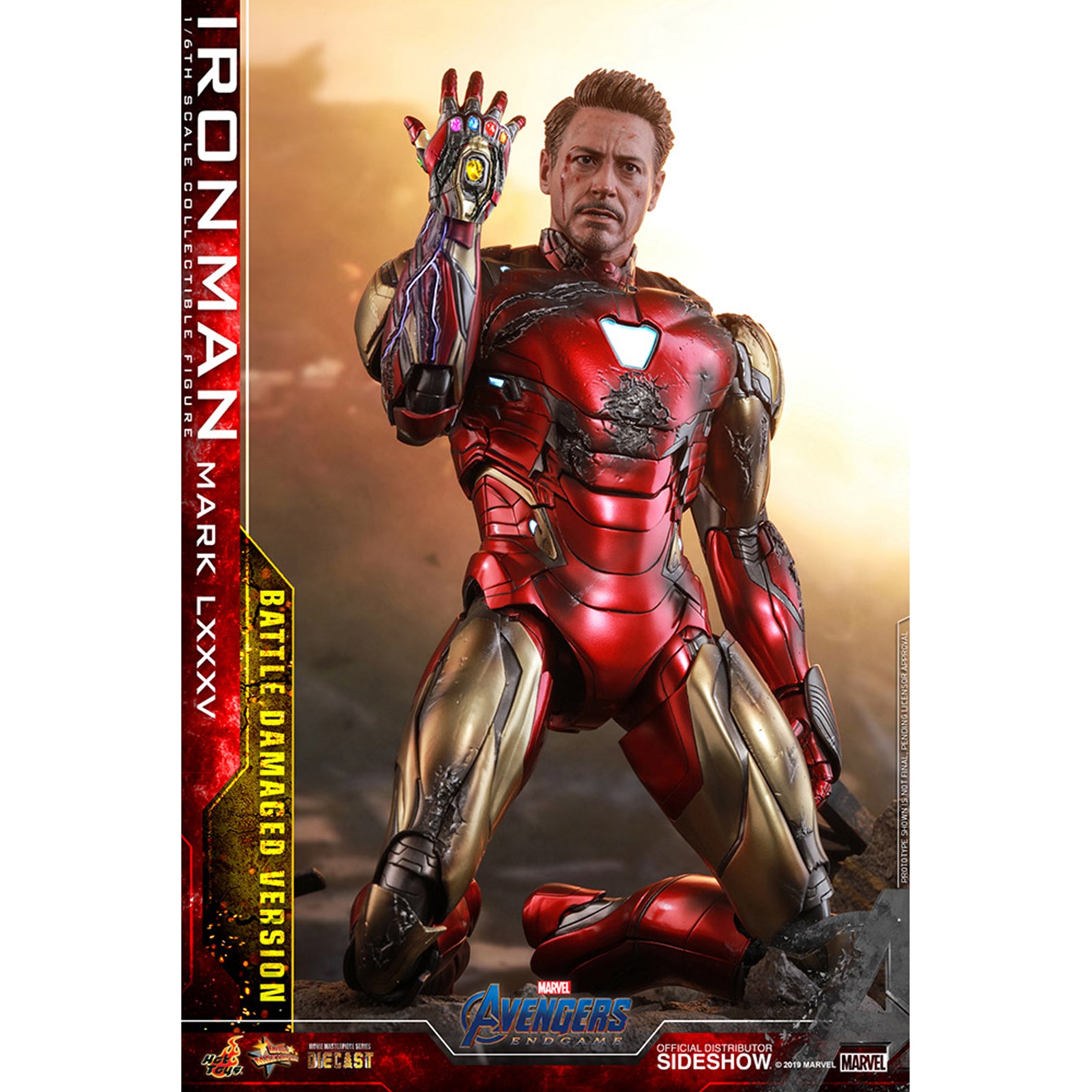 Hot Toys Marvel Iron Man Battle Damaged Version Figure | Radar Toys