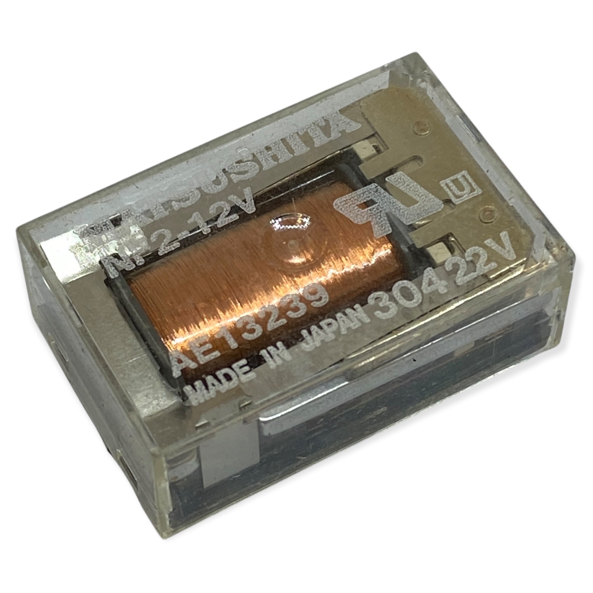 NF2-12V Matsushita Relay DPDT PCB Mount 12V