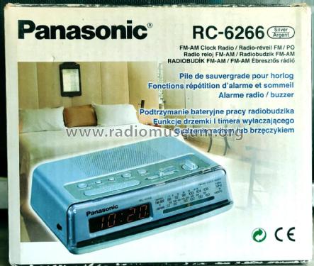 FM/AM Clock Radio RC-6266 Radio Panasonic, Matsushita, National