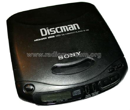 Discman D-140 R-Player Sony Corporation; Tokyo, build |Radiomuseum.org