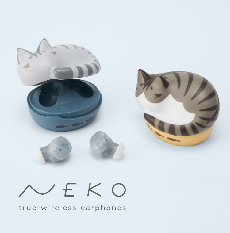 HP-C28BT Bluetooth対応 完全ワイヤレスイヤホン NEKO 猫イヤホン HP