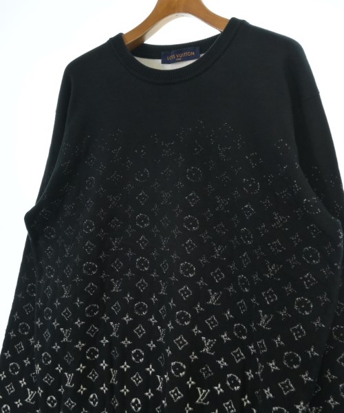 LOUIS VUITTON（ルイヴィトン）ニット・セーター 黒 サイズ:XL メンズ