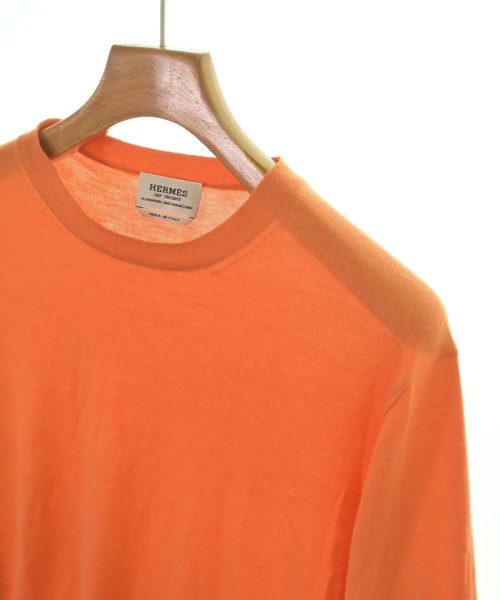 HERMES（エルメス）ニット・セーター オレンジ サイズ:-(M位) メンズ