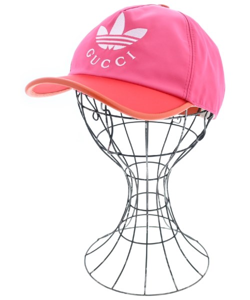 GUCCI（グッチ）キャップ ピンク サイズ:XS(56cm) メンズ