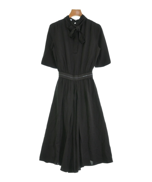 PRADA（プラダ）ワンピース 黒 サイズ:36(S位) レディース