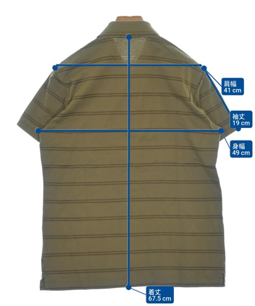 BURBERRY（バーバリー）ポロシャツ カーキ サイズ:M メンズ