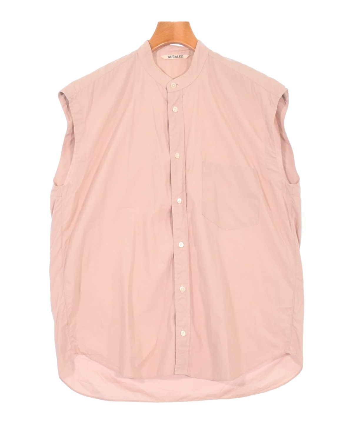 AURALEE（オーラリー）カジュアルシャツ ピンク サイズ:0(S位