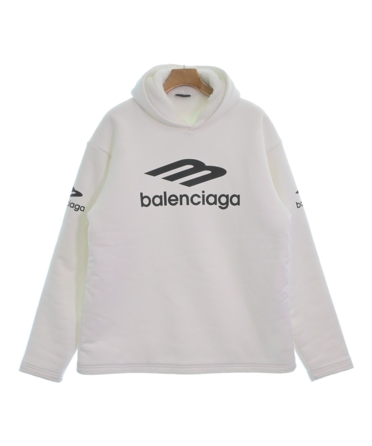 BALENCIAGA（バレンシアガ）パーカー 白 サイズ:L メンズ