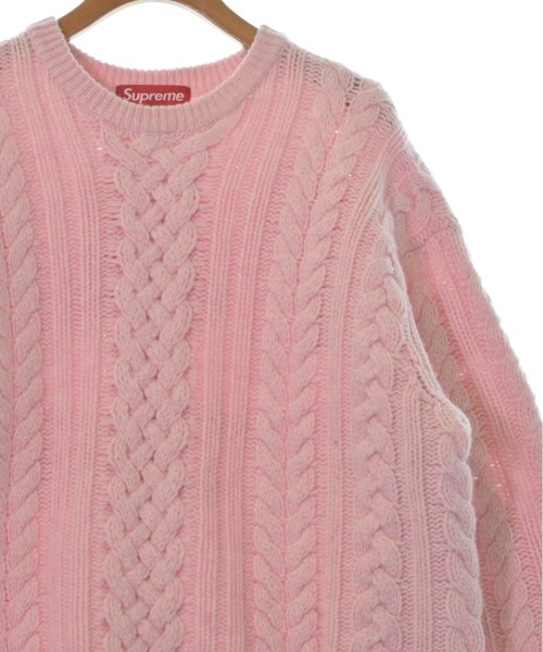 Supreme（シュプリーム）ニット・セーター ピンク サイズ:S メンズ
