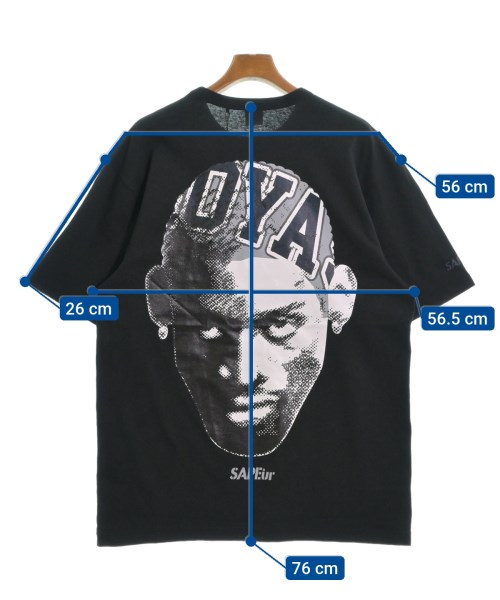 SAPEur（サプール）Tシャツ・カットソー 黒 サイズ:L メンズ