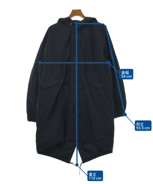 1906 by GYMPHLEX（1906バイジムフレックス）モッズコート 紺