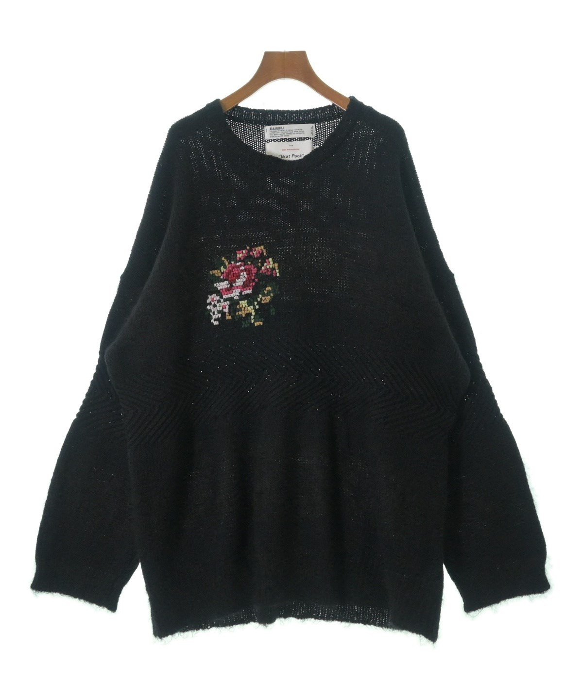 DAIRIKU Brat Pack ブラックニットセーター