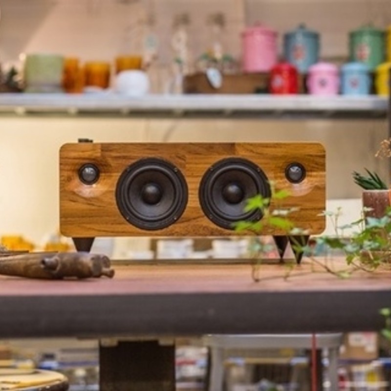 MIN7｜マルチデバイス対応多機能ウッドスピーカー「ミニセブン