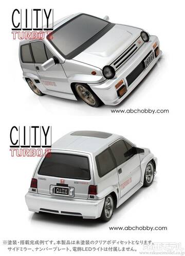 ABCホビー 67314 01ボディミニ シティ TURBO II(ライトカバー付