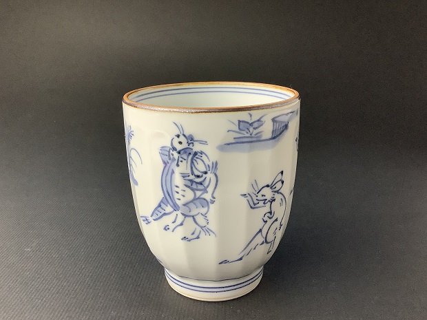 樂只苑 / 壹楽窯 染付高山寺湯呑