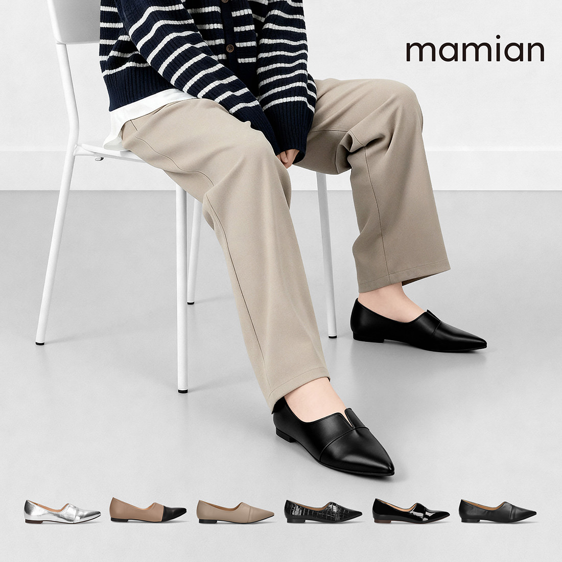 楽天市場】美脚フラットシューズ 足が痛くない（なりにくい） 日本製