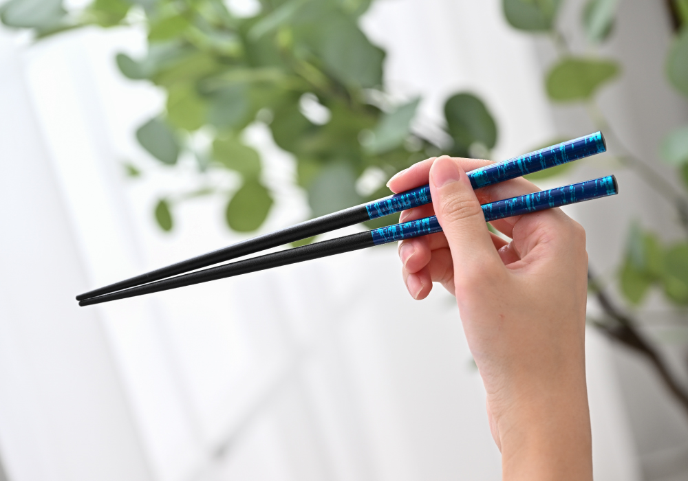 楽天市場】箸 食洗機対応 塗箸 染かすり 5膳 セット / お箸 はし 23