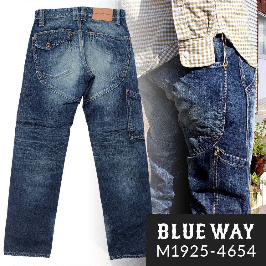 楽天市場】BLUEWAY:13.5ozビンテージデニム・ロガー ワークパンツ