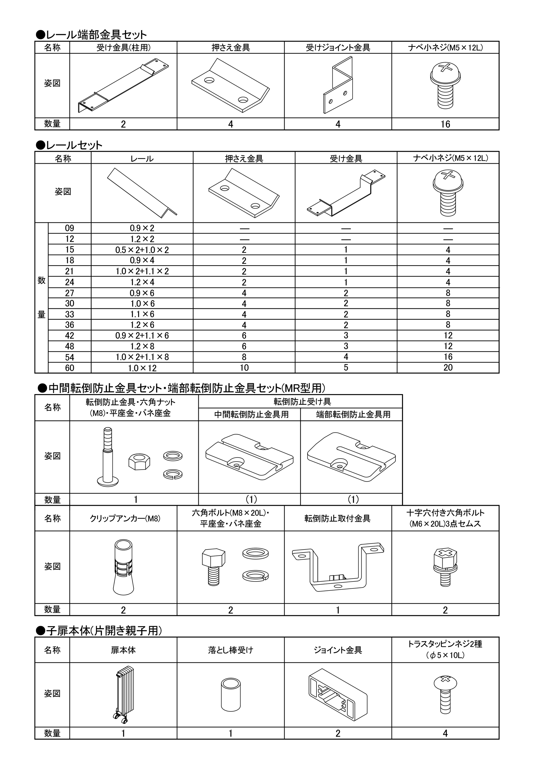 MR伸縮門扉取説