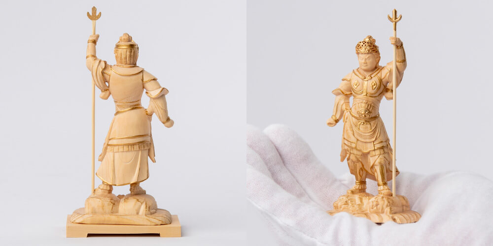 楽天市場】【安心のメーカー直営、直送】 極小仏『泥足毘沙門天