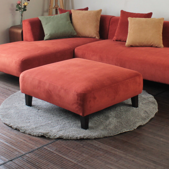 楽天市場】オットマン スツール 1人掛けソファ ワイド 大型 チェア 足