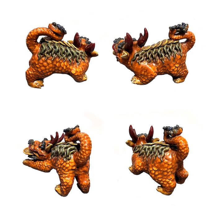 楽天市場】台湾人形 ヒキュウ2匹セット y5-3 貔貅 幸運 台湾 雄雌ペア