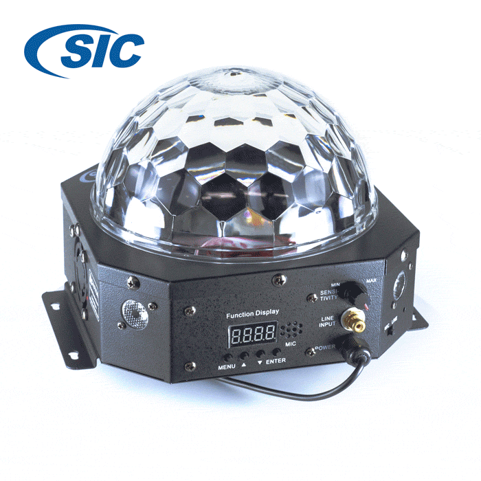 音楽に合わせて自動調光！手間いらずのステージ照明・マジックボール