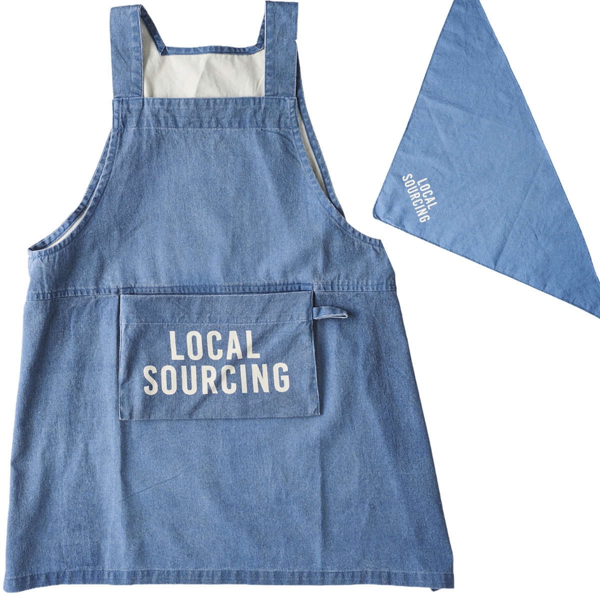 楽天市場】メール便送料無料！ キッズ エプロン バンダナ 三角巾