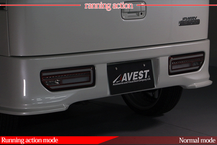 楽天市場】エブリイ ワゴン フルLEDシーケンシャルテールランプ&リア