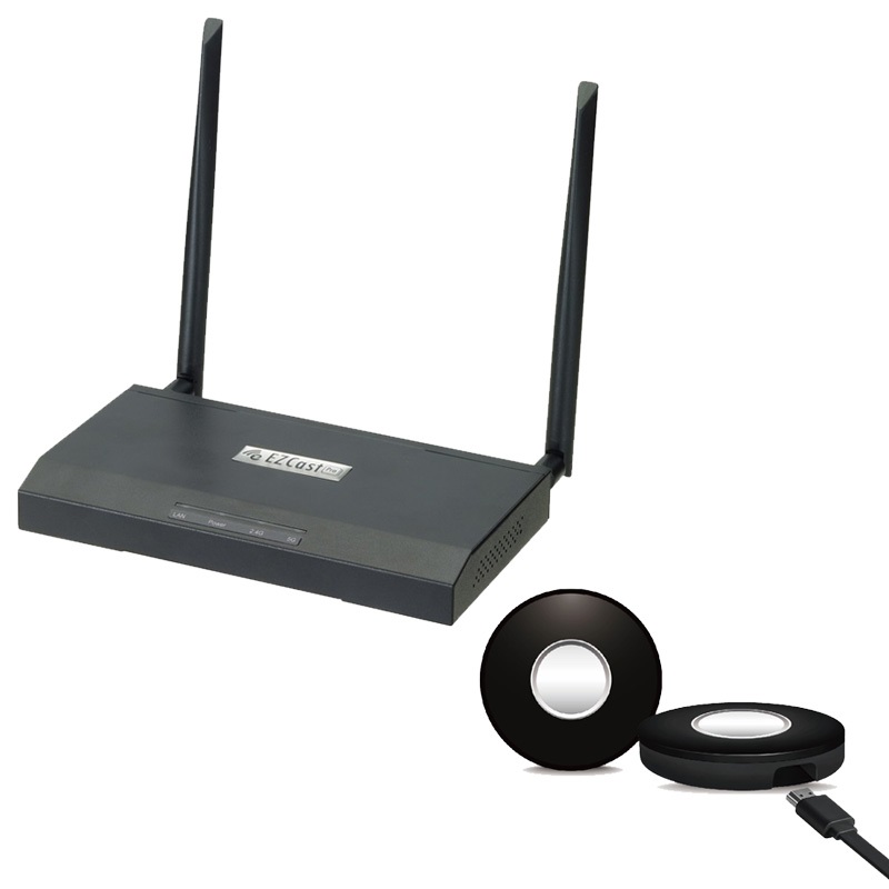 在庫限り）ワイヤレスプレゼンテーション Simple Cast 親機1台+子機2台