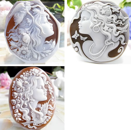 カメオ作家の特長がよく分かる作家別の作品集