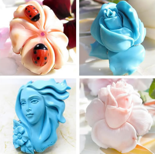 カメオ作家の特長がよく分かる作家別の作品集