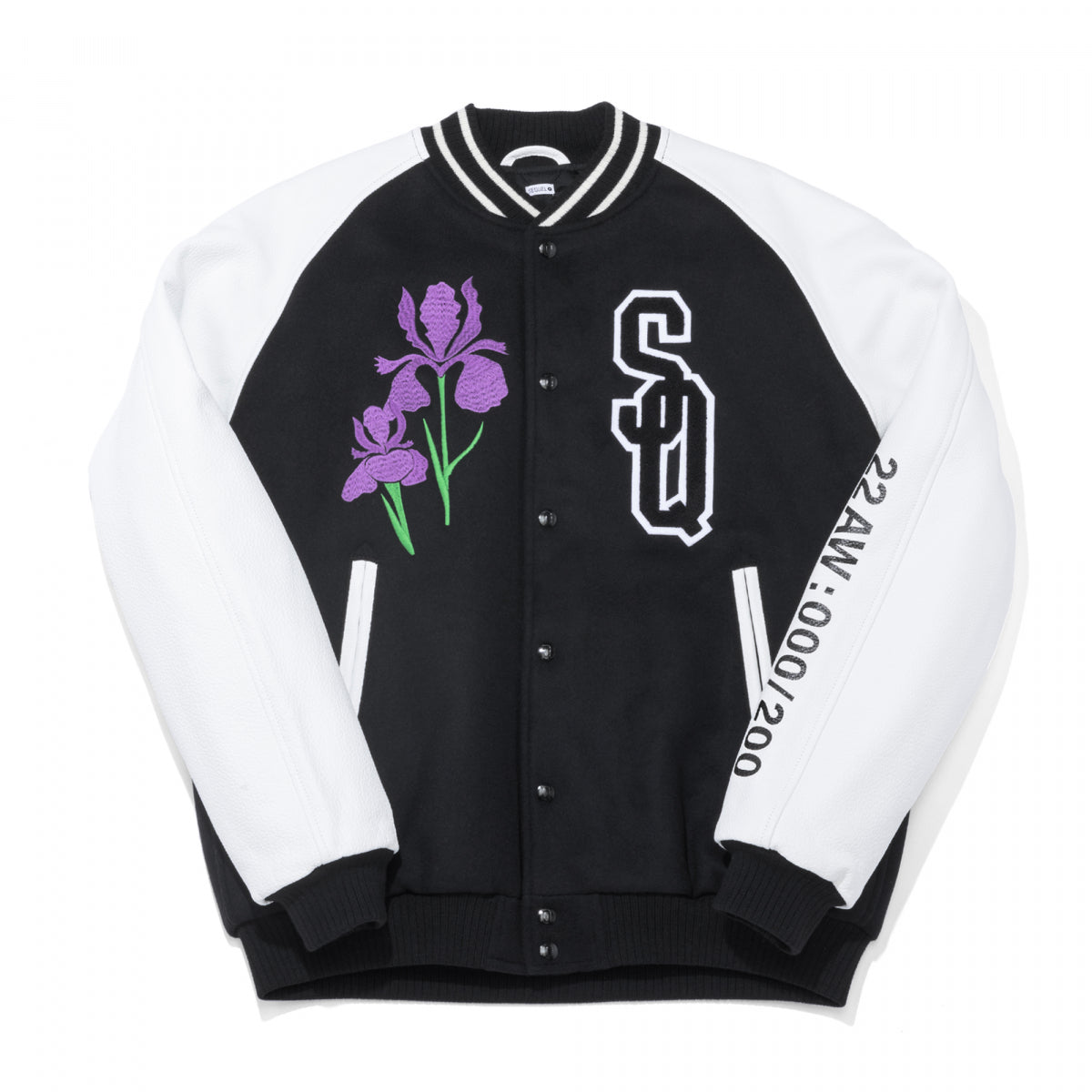 VARSITY JACKET/BLACK(SQ-22AW-JK-06) – R&Co.