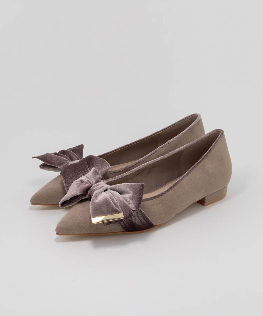 SALE】ベロアリボンフラットシューズRANDA公式サイト
