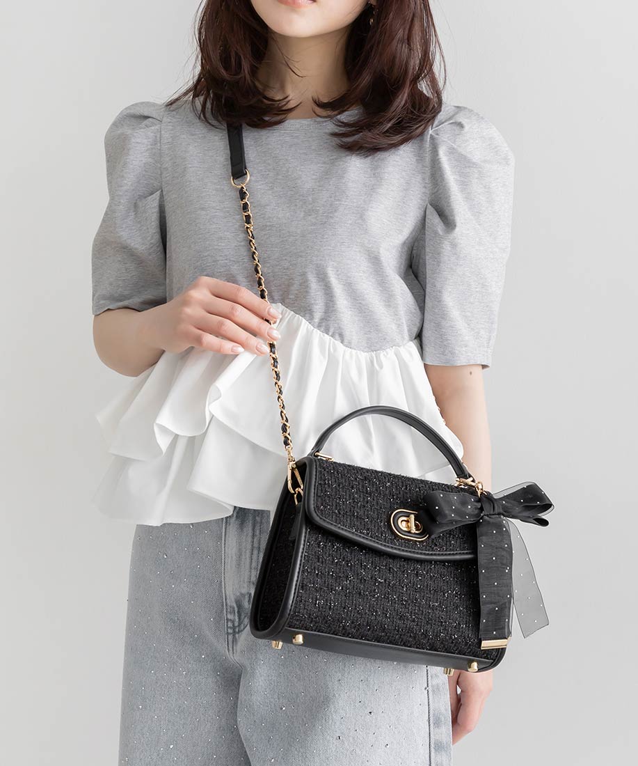 2WAY リボンチャームハンドバッグRANDA公式サイト