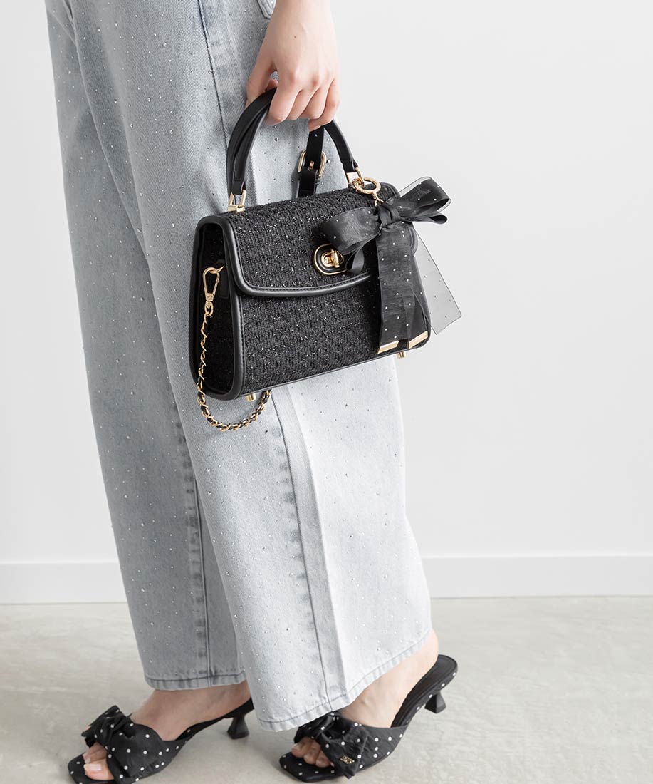 2WAY リボンチャームハンドバッグRANDA公式サイト