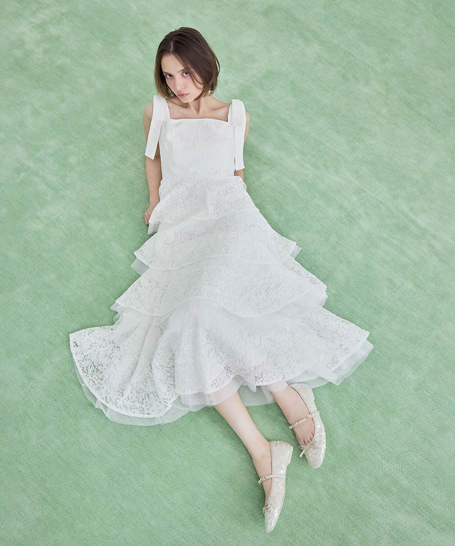 レースティアードキャミワンピースRANDA公式サイト