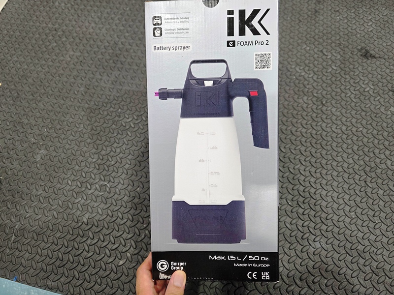電動&手動両用フォームガン】iK e FOAM PRO 2 でラクして濃密泡洗車を