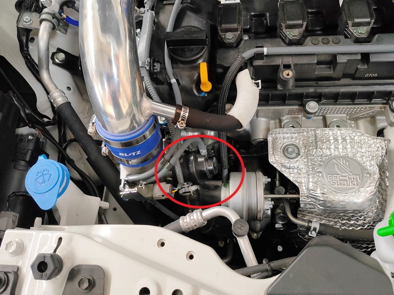 ZC33S】ブローオフバルブの取り付け方 HKS SUPER SQV Ⅳに交換して